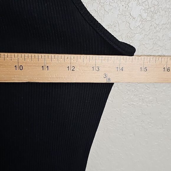 Lulu's XL Head Turner Black Ribbed Bodycon Mini Dress - Picture 9 of 9